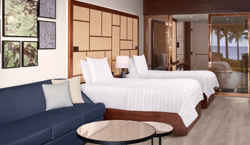 Le Meridien Il Maurice - Beach Bliss Junior Suite Doubles Detail